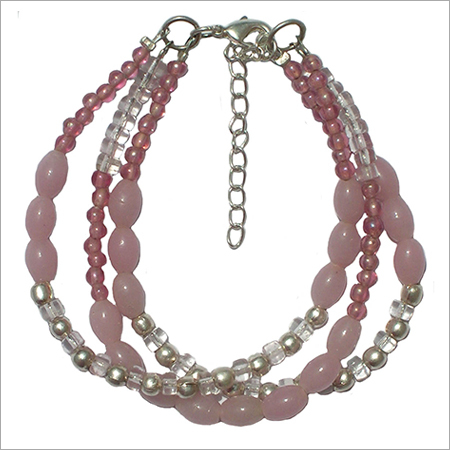 Beaded Stone Fancy Charms Designer Bracelet