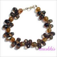Designer Gemstone Beaded Bracelet Diameter: 65 Millimeter (mm)