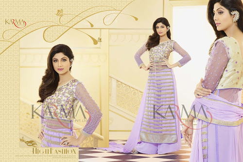 Purple Online Salwar Kameez