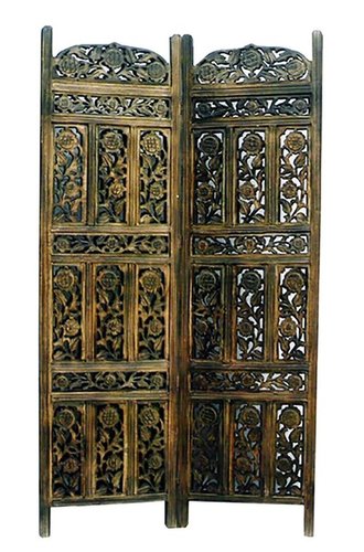 Aarsun: Handcrafted Wooden Partition Screen/ Room Divider 0050