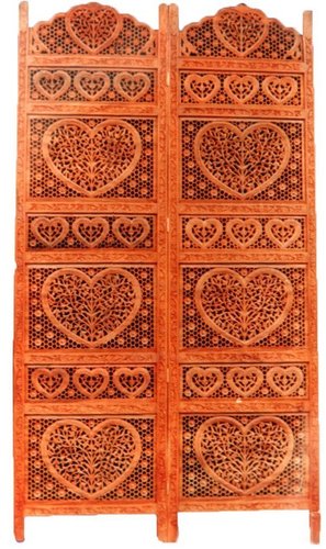 Aarsun: Hand Carved Sheesham Wood Partition Screen/ Room Divider 116