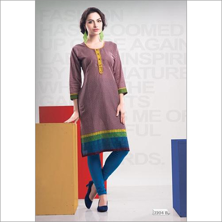 Gray Aqua Kurti