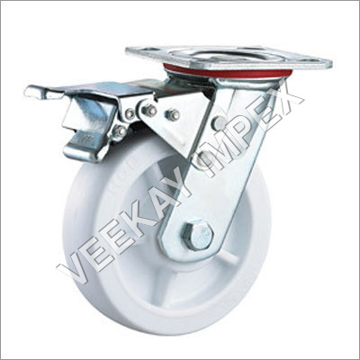 Heavy Duty White PP Caster Wheel