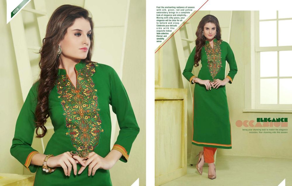 Fancy Designer Cotton Kurtis