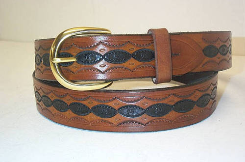 Leather Belt - Genuine Leather, 95-120 cm, Brown | Metal Buckle, Durable Design, Stylish, Comfortable