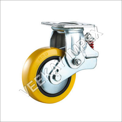 Spring Loaded Double Ball Bearing Caster Wheels