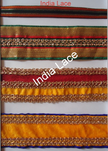 Fancy velvet joint lace
