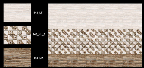 wall Tile Ideas - Ceramic, Multi Size, Beige | Aesthetic Designs, Smooth Surface, Scratch Resistance, Glossy Finish