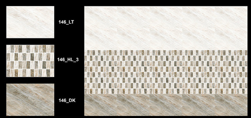 Ceramic Wall Tiles - Multi Color, Glossy Finish | Acid-Resistant, Antibacterial, Heat Insulation, Non-Slip, Scratch Resistant