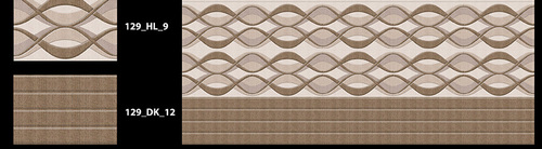Brick Effect Wall Tiles - Ceramic, Varying Sizes, Beige, Acid-Resistant, Heat Insulation, Scratch Resistant, Smooth Surface