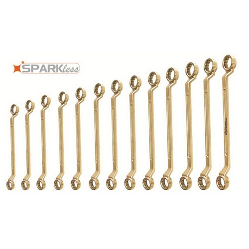 Non Sparking Double Ended Ring Wrench Set