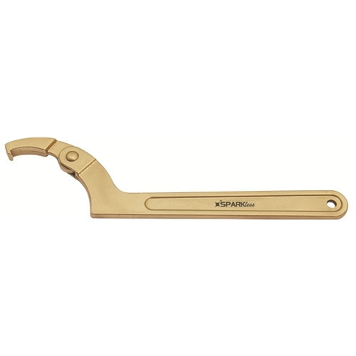 Non Sparking Adjustable Hook Wrench