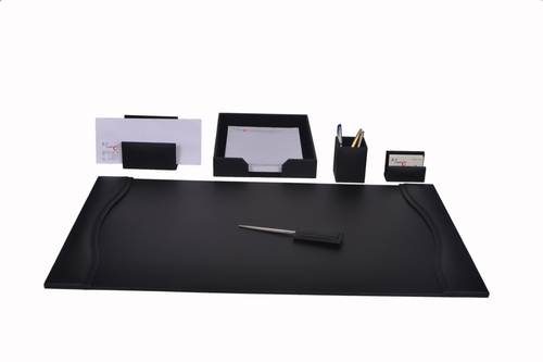 Leather Desk Pad Of 6 Pcs Set