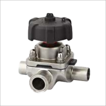 Manual 3 Way Diaphragm Valve