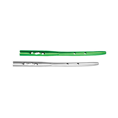Tru Interlocking Nailing System - Stainless Steel/Titanium, 10-12mm Dia, 320-460mm Length | Double Neck Shaft, Interlocking Design, Left/Right Use