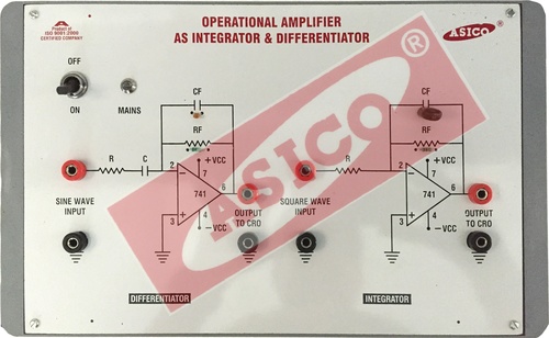 Operational Amplifier As Differentiator & Integrator