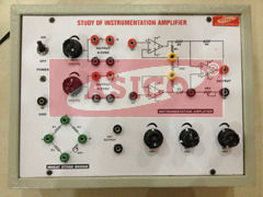  इंस्ट्रूमेंटेशन एम्पलीफायर के रूप में ओप एम्प का अध्ययन