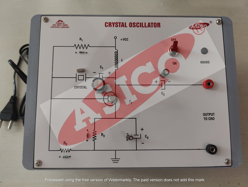 Study of Crystal Oscillator