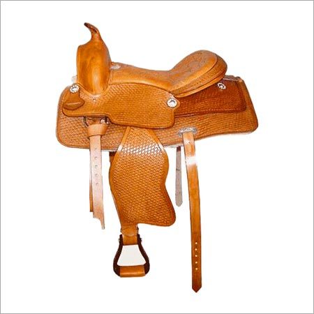 Western Saddles - Leather, 15-17" Size, Brown | Durable, Comfortable, Stylish, Easy Use, 1 Year Warranty