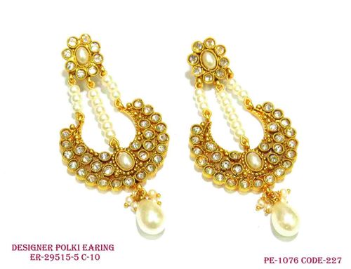 DESIGNER POLKI EARING