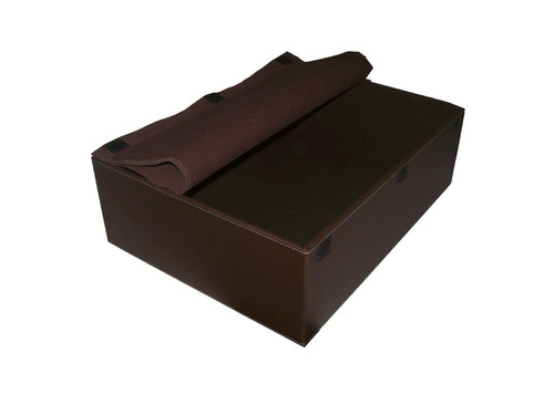 Leather And Leatherette Laundry Tray
