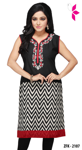 Cotton Embroidered Kurti
