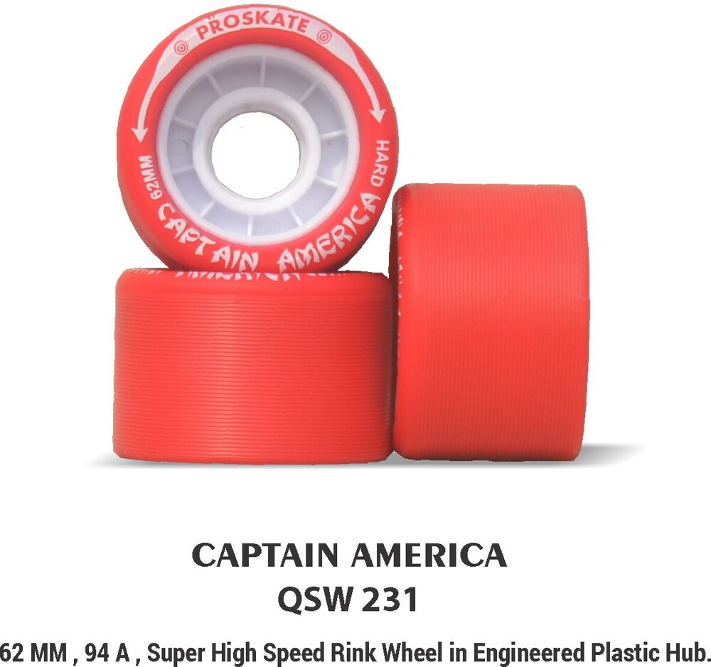 PROSKATE CAPTAIN AMERICA RINK SKATE WHEEL QSW 231