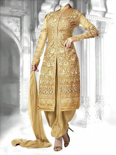 Exclusive golden salwar suit