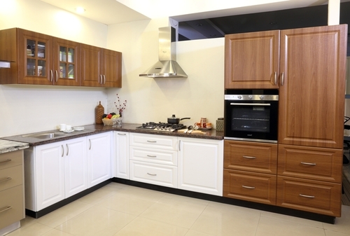 L-shape Modular Kitchen
