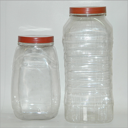Transparent Plastic Pet Jar
