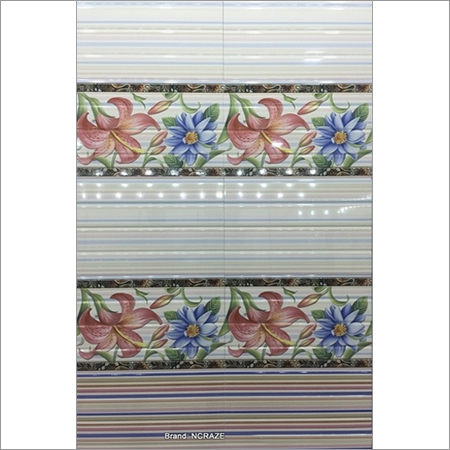 Bathroom Wall Tile Trader Morbi-India - Ceramic 30x45 cm, Glossy Finish, Water Resistant, Durable, Stylish Design, Easy Installation
