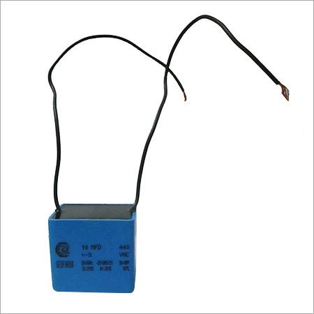 10 Mfd 440 Volt Black Toping Box Type Motor Run Capacitors