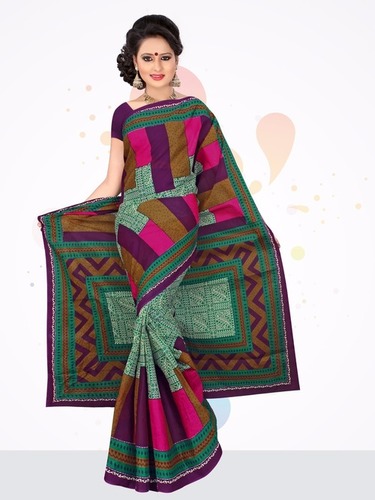 Mullticolor Printed Saree Catalog