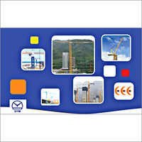 Fixed Tower Crane - Iron, 60m Span Length, 52.35m Lifting Height, 8 Tonne Loading Capacity | Emergency Stop, Cabin Control, Jib Type