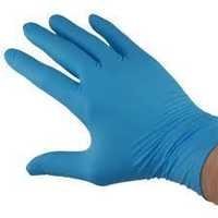 Hand Gloves Latex Nitrile - Powder Free, Blue Color, Unisex, Industrial Grade Material