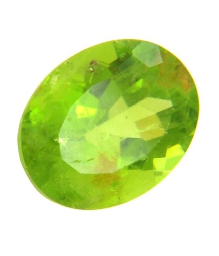 8.84 Ct IGLI Certified Oval Mixed Cut Peridot Gemstone