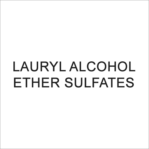 Lauryl Alcohol Ether Sulfates