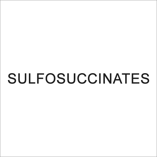 Sulfosuccinates