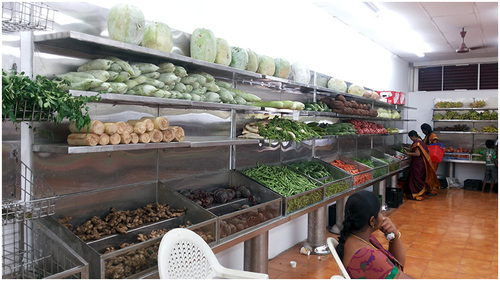 Vegetable Display Racks