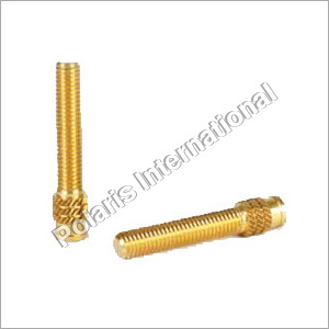 Brass Mold Knurled Stud