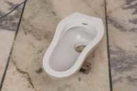 Rural Pan Indian Toilet - Ceramic, 16 X 13 Inch, Polished Surface Finish | Easy To Clean, Wall Mounted, 10-16 Kg Weight, Grass And Box Packing