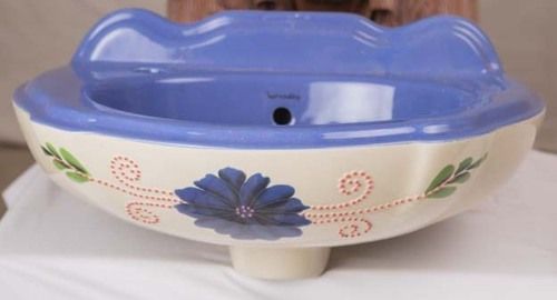 Hand Painted Wash Basin