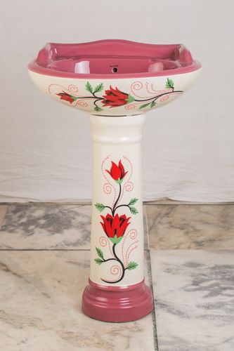 Vitrossa Pedestal Wash Basin