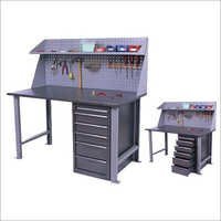 Work Bench With Wall Panel
