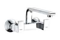Wall Mixer Sink With Swinging Spout