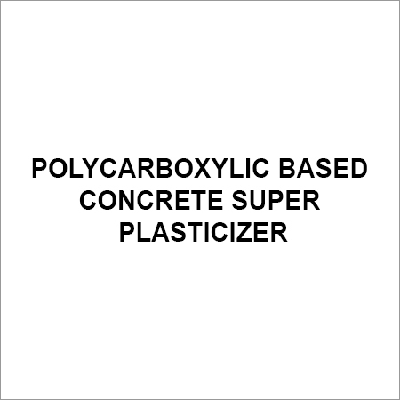 Polycarboxylic Based Concrete Superplasticizer