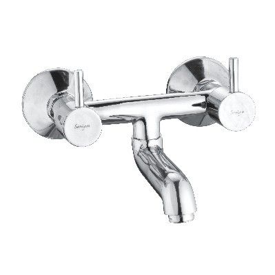 Brass Wall Mixer With Wall Flanges