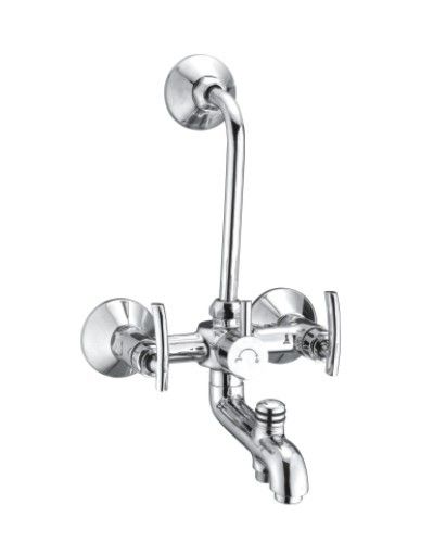 Stainless Steel Brass Wall Mixer 3 In 1