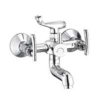 Brass Wall Mixer With Flanges & Crutch