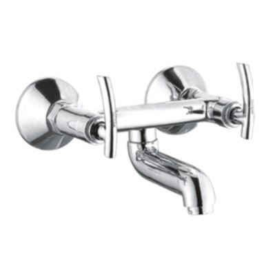 Brass Wall Mixer With Wall Flanges
